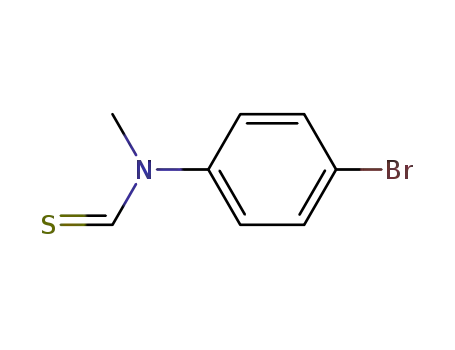 Molecular Structure of 35517-89-6 (N-(4-Bromo-phenyl)-N-methyl-thioformamide)