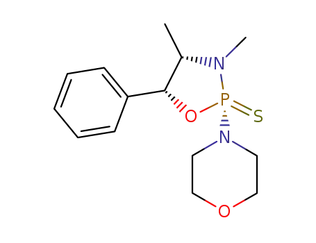 4-((2<i>R</i>)-3,4<i>c</i>-dimethyl-5<i>c</i>-phenyl-2-thioxo-2λ<sup>5</sup>-[1,3,2]oxazaphospholidin-2<i>r</i>-yl)-morpholine