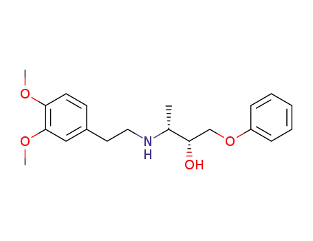 rel-(2R*,3R*)-3-[[2-(3,4-ジメトキシフェニル)エチル]アミノ]-1-フェノキシ-2-ブタノール