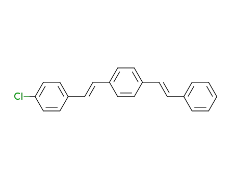 1-(4-chloro-<i>trans</i>-styryl)-4-<i>trans</i>-styryl-benzene