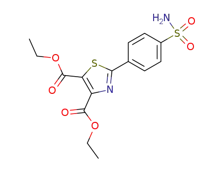 2-(4-sulfamoyl-phenyl)-thiazole-4,5-dicarboxylic acid diethyl ester