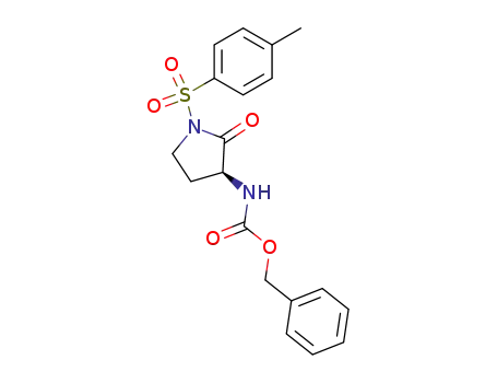 [(<i>S</i>)-2-oxo-1-(toluene-4-sulfonyl)-pyrrolidin-3-yl]-carbamic acid benzyl ester