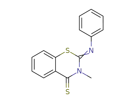 3-methyl-2-phenylimino-2,3-dihydro-benzo[<i>e</i>][1,3]thiazine-4-thione