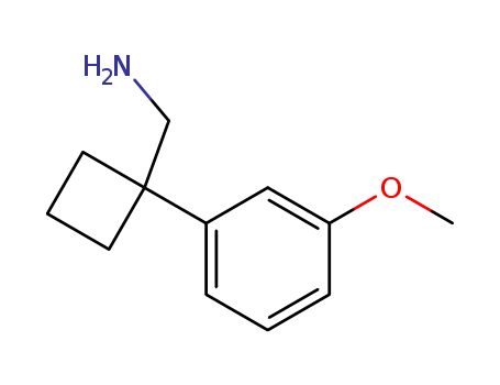 (1-(3-METHOXYPHENYL)CYCLOBUTYL)METHANAMINE  CAS NO.92902-95-9