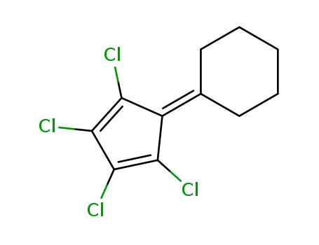 Cyclohexane, (2,3,4,5-tetrachloro-2,4-cyclopentadien-1-ylidene)-