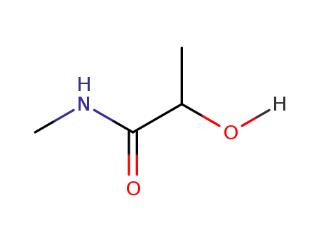 Molecular Structure of 51676-15-4 (Propanamide, 2-hydroxy-N-methyl-)