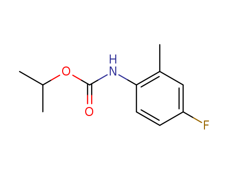 Carbanilic acid,4-fluoro-2-methyl-, isopropyl ester (8CI)