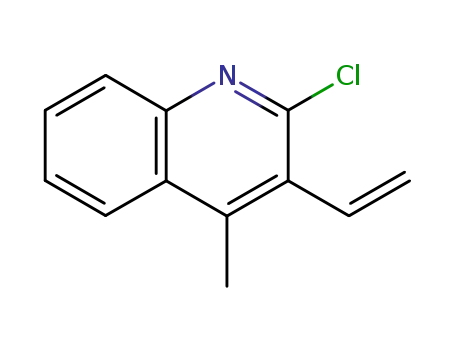 Molecular Structure of 59280-76-1 (Quinoline, 2-chloro-3-ethenyl-4-methyl-)