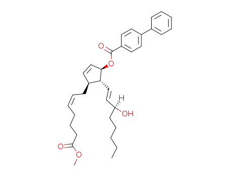 Biphenyl-4-carboxylic acid (1R,4S,5R)-5-((E)-(S)-3-hydroxy-oct-1-enyl)-4-((Z)-6-methoxycarbonyl-hex-2-enyl)-cyclopent-2-enyl ester