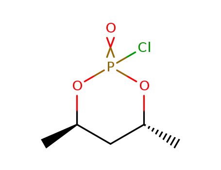 Molecular Structure of 10140-90-6 (2-Chloro-4,6-dimethyl-1,3,2-dioxaphosphorinane 2-oxide)