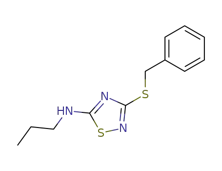 (3-benzylsulfanyl-[1,2,4]thiadiazol-5-yl)-propyl-amine