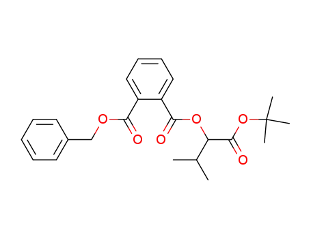 O-(2-Benzyloxycarbonyl-benzoyl)-α-hydroxy-isovaleriansaeure-tert.-butylester