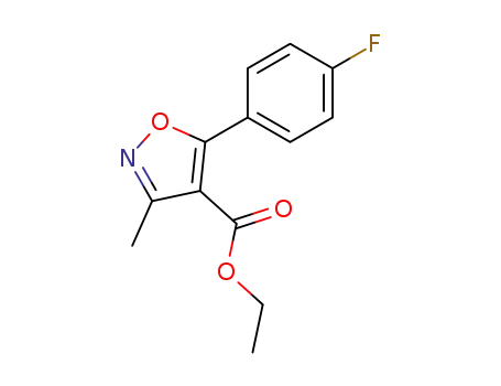 4-이속사졸카르복실산, 5-(4-플루오로페닐)-3-메틸-, 에틸