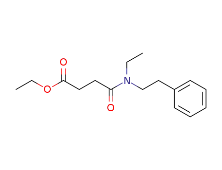N-Aethyl-N-phenaethyl-bernsteinsaeure-aethylester-amid