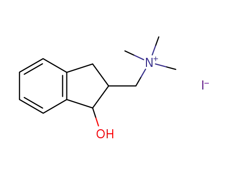 (1-Hydroxy-indan-2-ylmethyl)-trimethyl-ammonium; iodide