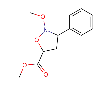 2-methoxy-3-phenyl-isoxazolidine-5-carboxylic acid methyl ester