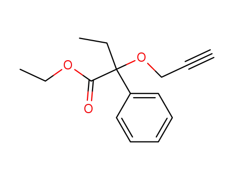 2-Phenyl-2-prop-2-ynyloxy-butyric acid ethyl ester