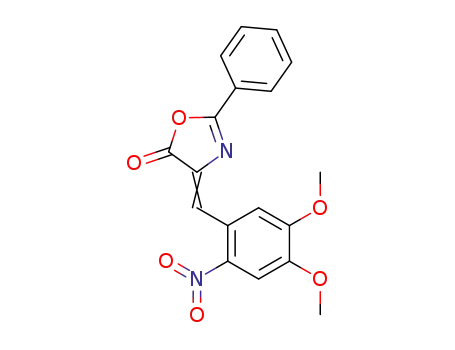 4-(4,5-dimethoxy-2-nitro-benzylidene)-2-phenyl-4<i>H</i>-oxazol-5-one
