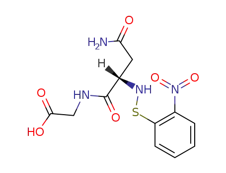 <2-Nitro-phenylsulfenyl>-L-asparaginyl-glycin