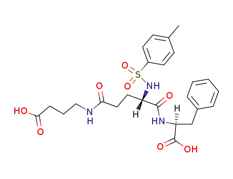 N<sup>α</sup>-<Toluol-p-sulfonyl>-N<sup>γ</sup>-<3-carboxypropyl>-L-glutaminyl-L-phenylalanin