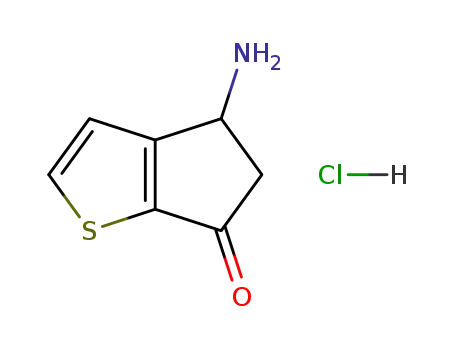 6-Oxo-5,6-dihydro-4H-cyclopenta[b]thiophen-4-aminium