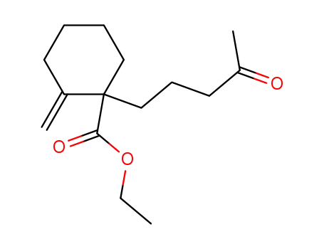 1-<4-Oxo-pentyl>-2-methylen-cyclohexan-carbonsaeure-ethylester