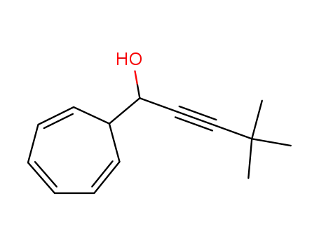 1-Cyclohepta-2,4,6-trienyl-4,4-dimethyl-pent-2-yn-1-ol