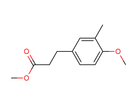 3-(4-methoxy-3-methyl-phenyl)-propionic acid methyl ester