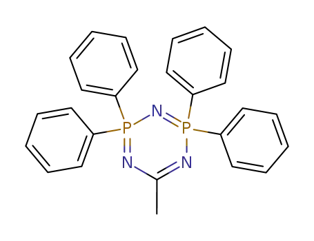 6-methyl-2,2,4,4-tetraphenyl-2λ<sup>5</sup>,4λ<sup>5</sup>-[1,3,5,2,4]triazadiphosphinine