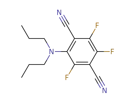 Molecular Structure of 67205-70-3 (2-(dipropylamino)-3,5,6-trifluorobenzene-1,4-dicarbonitrile)