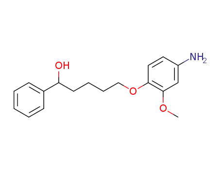 5-(4-amino-2-methoxyphenoxy)-1-phenylpentan-1-ol