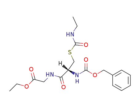 ((R)-2-Benzyloxycarbonylamino-3-ethylcarbamoylsulfanyl-propionylamino)-acetic acid ethyl ester