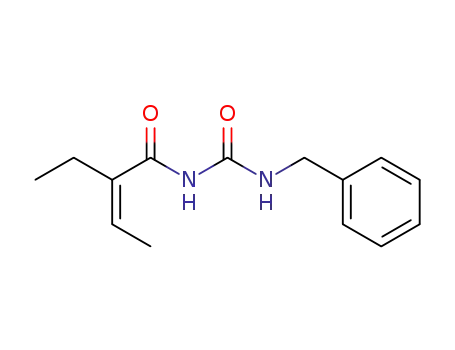 1-(2-Ethyl-cis-crotonoyl)-3-benzyl-harnstoff
