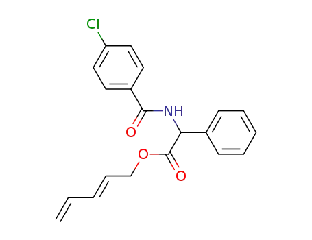 Benzeneacetic acid, a-[(4-chlorobenzoyl)amino]-, 2,4-pentadienyl
ester, (E)-