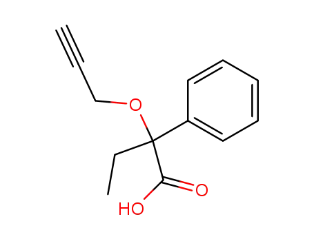 2-Phenyl-2-prop-2-ynyloxy-butyric acid