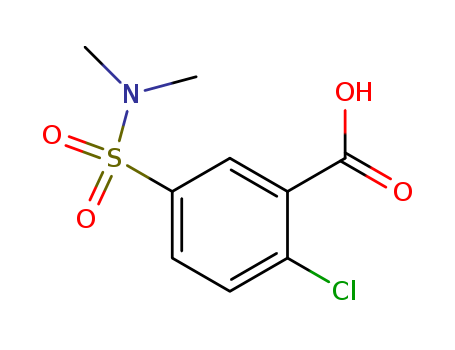 2-chloro-5-(N,N-dimethylsulfamoyl)benzoic acid