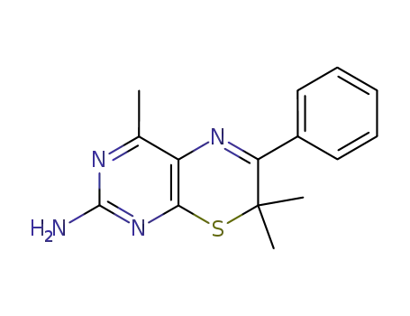 4,7,7-trimethyl-6-phenyl-7<i>H</i>-pyrimido[4,5-<i>b</i>][1,4]thiazin-2-ylamine