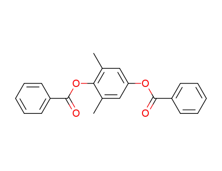Molecular Structure of 21111-81-9 (2,6-dimethylbenzene-1,4-diyl dibenzoate)