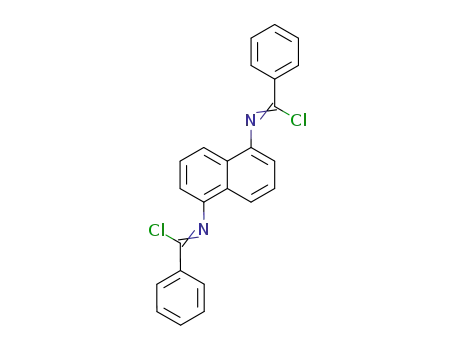 N.N'-<1.5-Naphthylen>-bis-benzimidsaeurechlorid