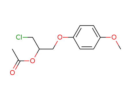 Acetic acid 1-chloromethyl-2-(4-methoxy-phenoxy)-ethyl ester