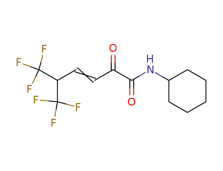 3-Hexenamide, N-cyclohexyl-6,6,6-trifluoro-2-oxo-5-(trifluoromethyl)-