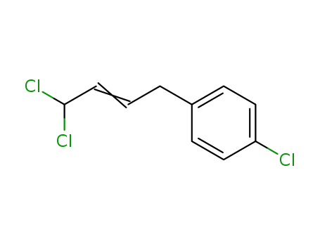 Molecular Structure of 22858-21-5 (1.1-Dichlor-4-<p-dichlor-phenyl>-buten-(2))