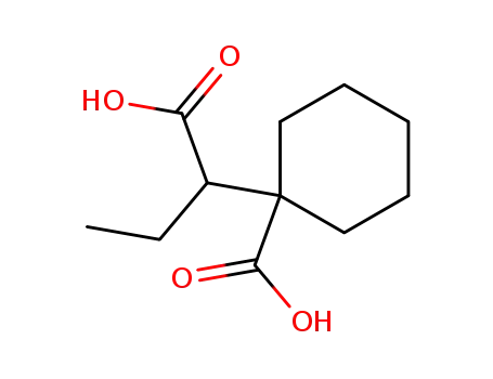 (+/-)-2-(1-Carboxy-cyclohexyl)-buttersaeure