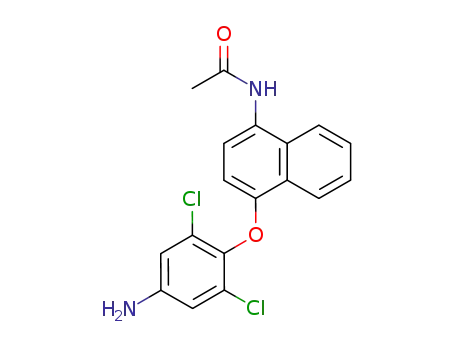 N-[4-(4-Amino-2,6-dichloro-phenoxy)-naphthalen-1-yl]-acetamide