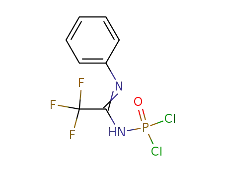 Trifluoressigsaeure-N-phenyl-N'-dichlorphosphono-amidin