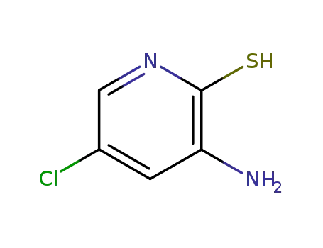 Molecular Structure of 21427-63-4 (3-Amino-5-chloro-2(1H)-pyridinethione)