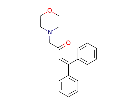 1-morpholin-4-yl-4,4-diphenyl-but-3-en-2-one
