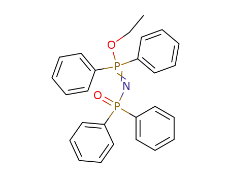N-Diphenylphosphinoyl-diphenylphosphonigsaeure-aethylester-imid