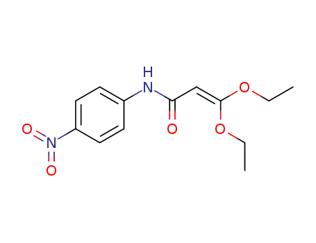 3,3-Diethoxy-acrylsaeure-(4-nitro-anilid)