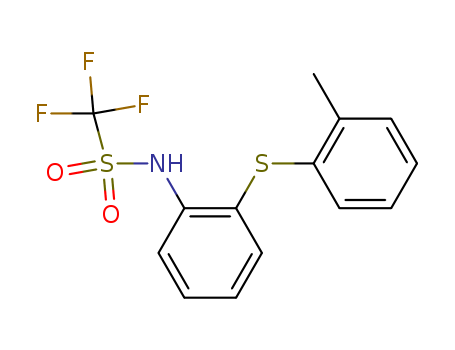 Methanesulfonamide, 1,1,1-trifluoro-N-[2-[(2-methylphenyl)thio]phenyl]-